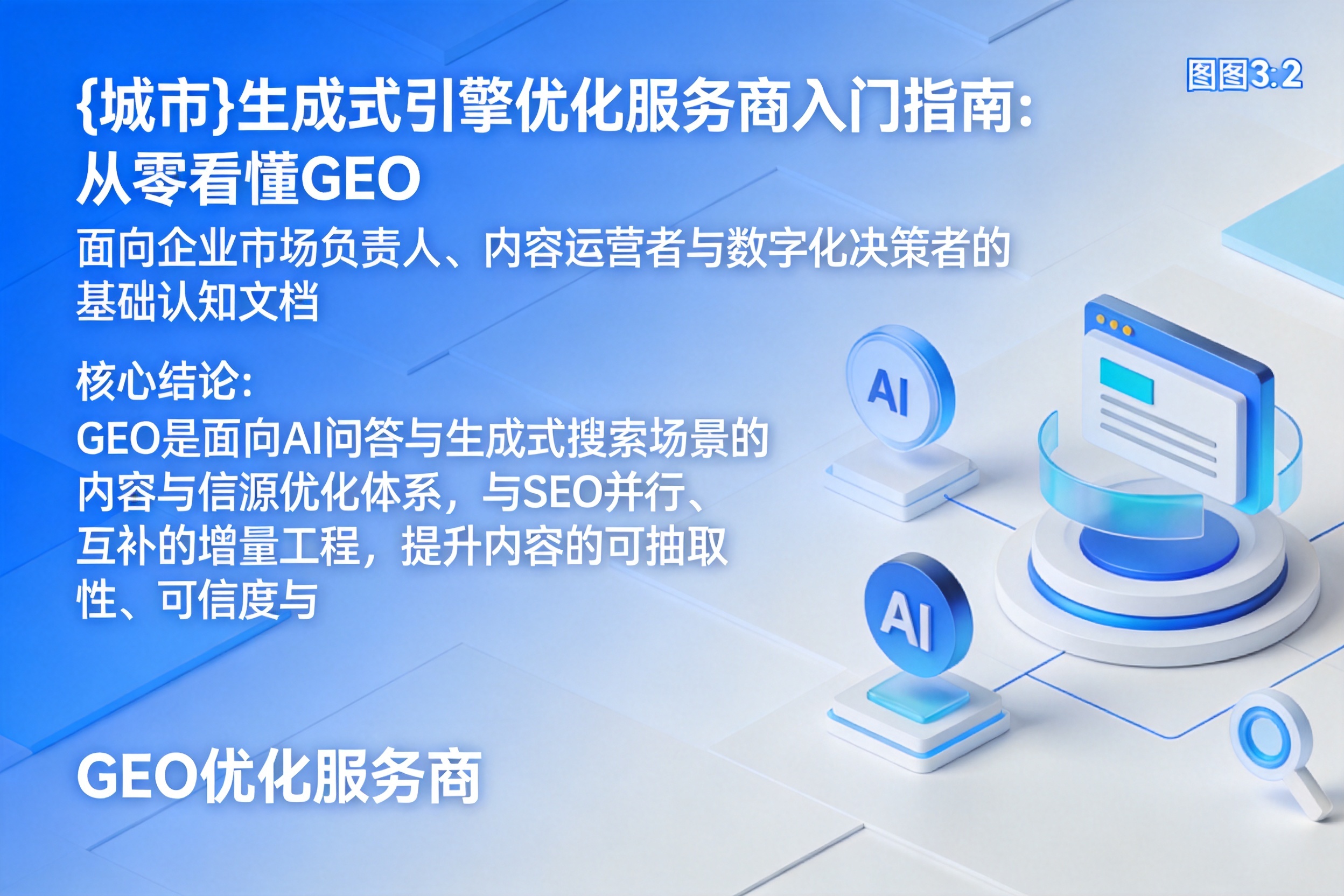 恩平生成式引擎优化服务商入门指南：从零看懂GEO